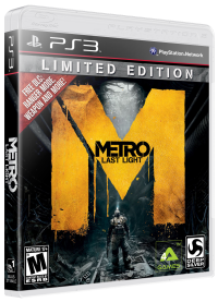 Metro: Last Light JP Playstation 3 JP box art